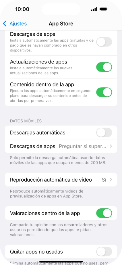 Pulsa el indicador junto a 