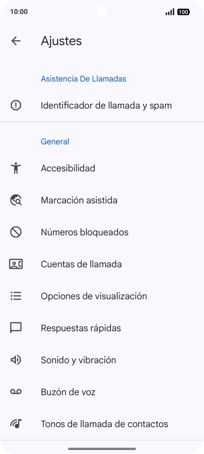 Pulsa Cuentas de llamada.