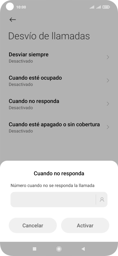 Introduce +34600132000 y pulsa Activar.
