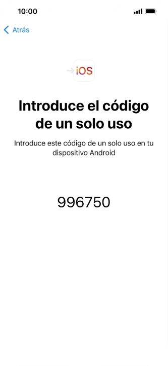 Seguir las indicaciones de la pantalla y de la app 