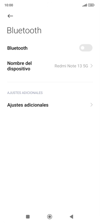 Pulsa el indicador junto a 