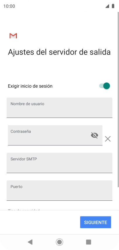 Pulsa el indicador junto a 