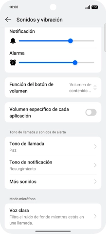 Pulsa Tono de llamada.
