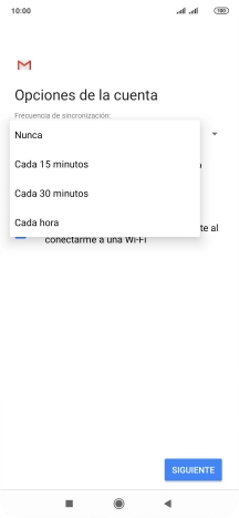 Pulsa el ajuste deseado. Pulsa el ajuste deseado.