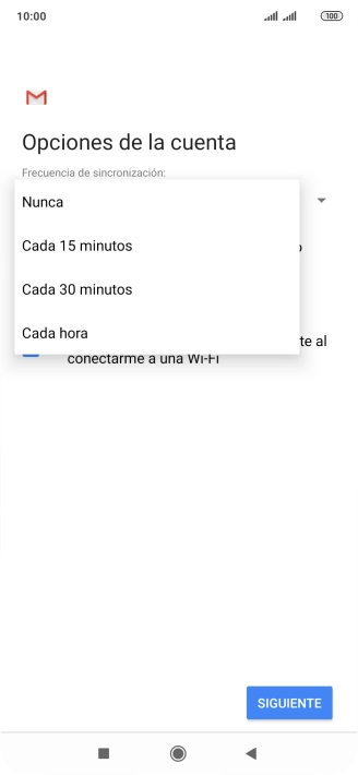 Pulsa el ajuste deseado. Pulsa el ajuste deseado.