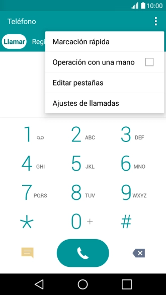 Pulsa Ajustes de llamadas.