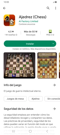 Pulsa Instalar y sigue las indicaciones de la pantalla para instalar la app.