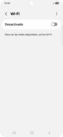 Pulsa el indicador para activar la función.