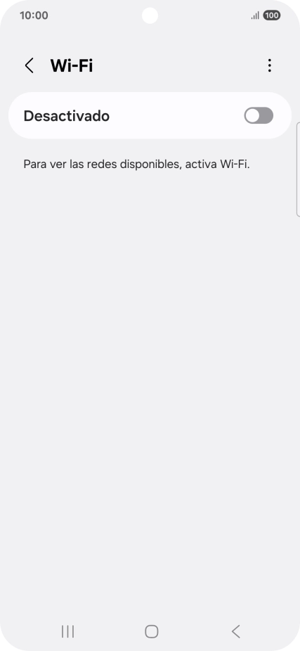 Pulsa el indicador para activar la función.