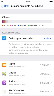 Pulsa la app deseada.