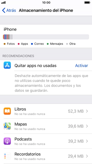 Pulsa la app deseada.