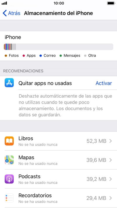 Pulsa la app deseada.