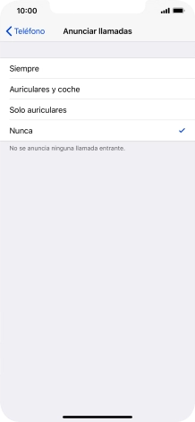 Pulsa Siempre para activar la función cuando el modo silencioso está desactivado.
