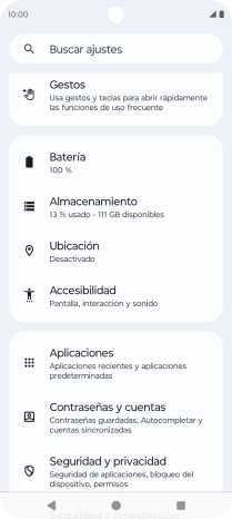 Pulsa Contraseñas y cuentas.