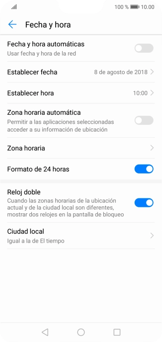 Pulsa el indicador junto a 