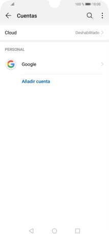 Pulsa Añadir cuenta.