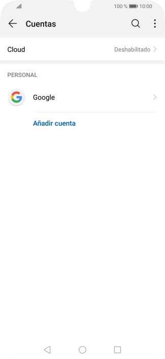 Pulsa Añadir cuenta.