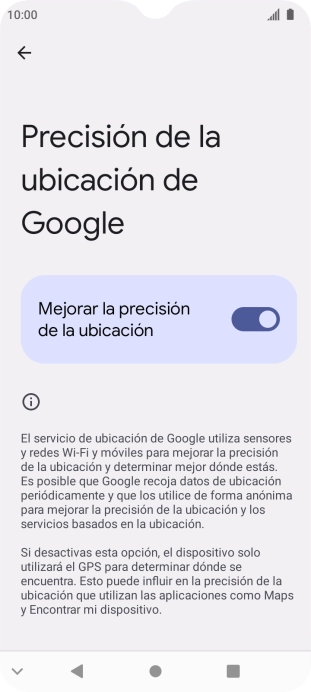 Si pulsas el indicador junto a 