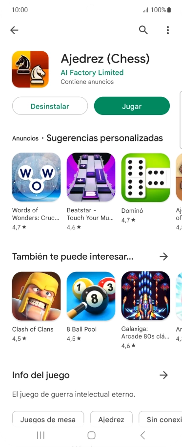 Pulsa la tecla de inicio para terminar y regresar a la pantalla de inicio.