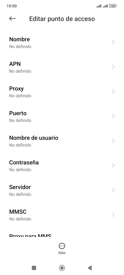 Pulsa Nombre.