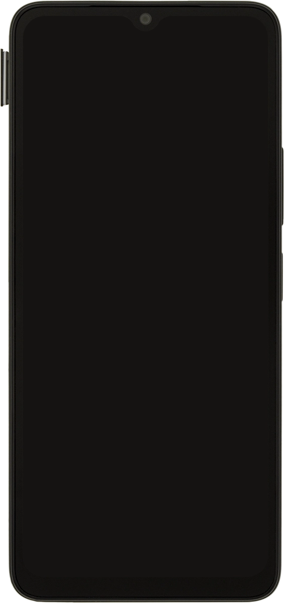 Retira el contenedor de tarjetas del teléfono.