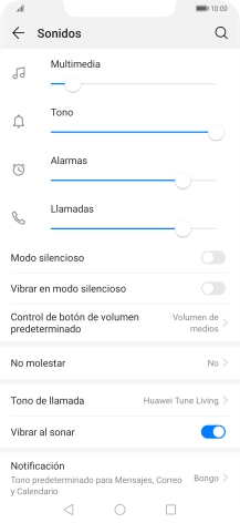 Pulsa Tono de llamada.