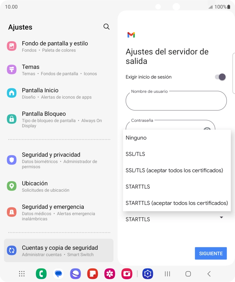 Pulsa SSL/TLS.