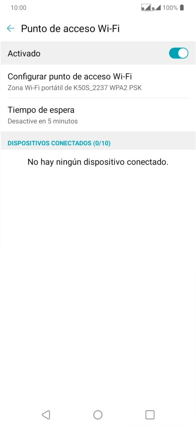 Pulsa la tecla de inicio para terminar y regresar a la pantalla de inicio.