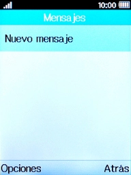Pulsa la tecla de selección izquierda.