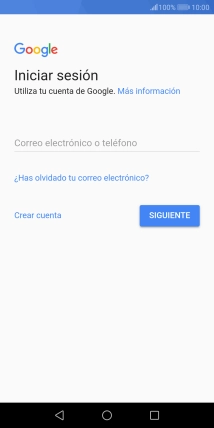 Si no tienes una cuenta de Google, pulsa Crear cuenta y sigue las indicaciones de la pantalla para ver cómo crear una cuenta nueva.
