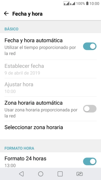 Pulsa el indicador junto a 