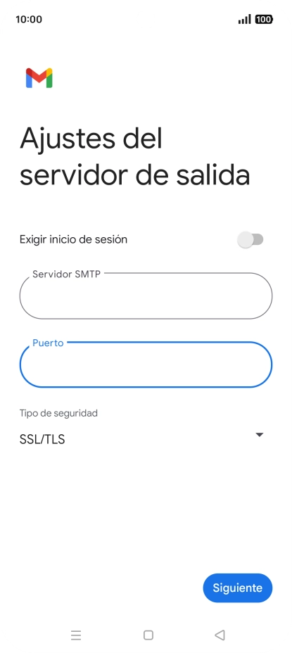 Pulsa Siguiente.