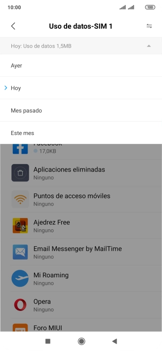 Pulsa Este mes.