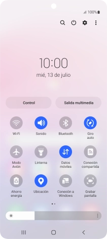 Pulsa el icono de ajustes.