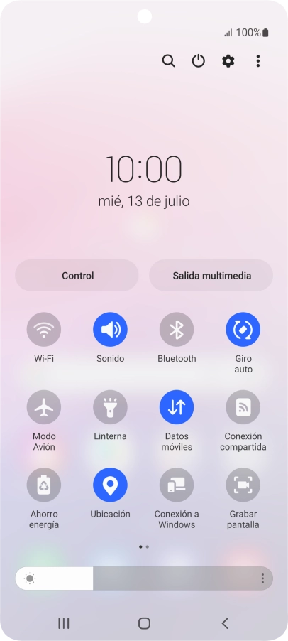 Pulsa el icono de ajustes.