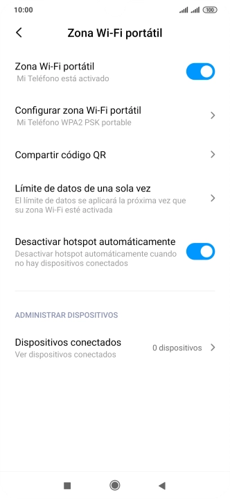Pulsa la tecla de inicio para terminar y regresar a la pantalla de inicio.