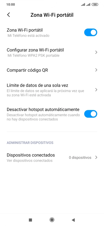 Pulsa la tecla de inicio para terminar y regresar a la pantalla de inicio.