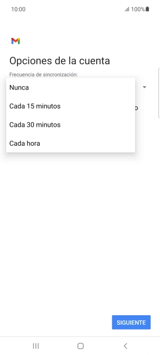 Pulsa el ajuste deseado.