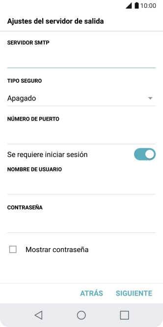 Pulsa la lista desplegable bajo 