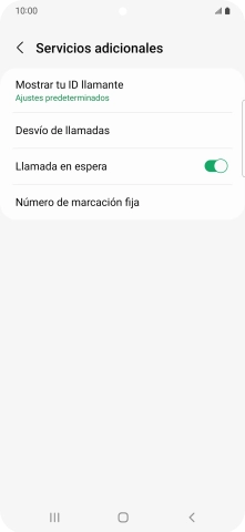 Pulsa Desvío de llamadas.