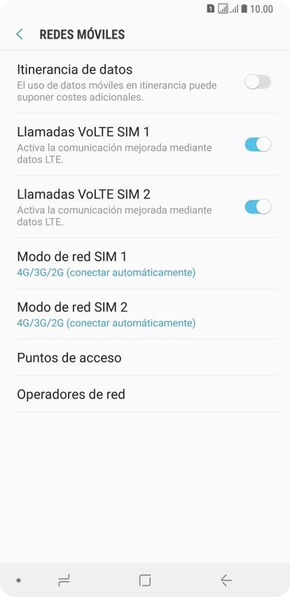 Pulsa Puntos de acceso.