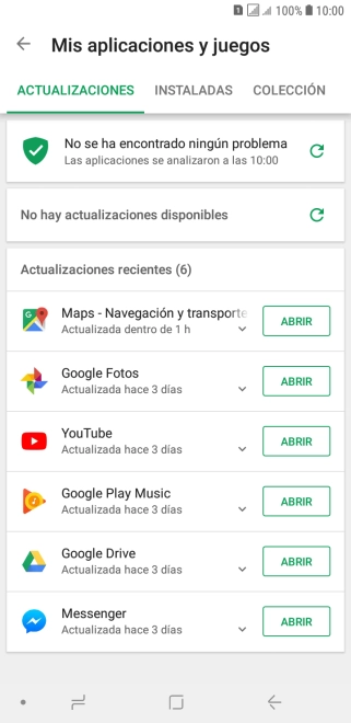 Pulsa INSTALADAS.