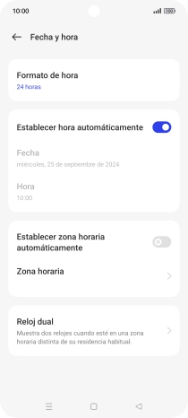 Pulsa el indicador junto a 