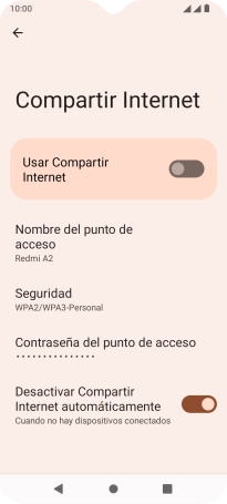 Pulsa Nombre del punto de acceso.