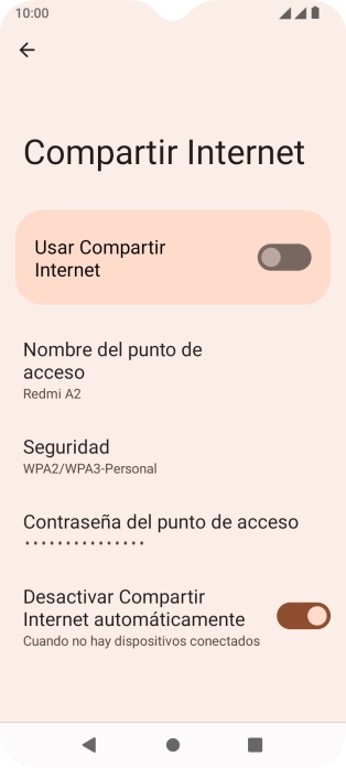Pulsa Nombre del punto de acceso.