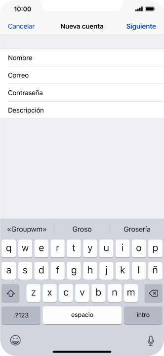 Pulsa Siguiente.