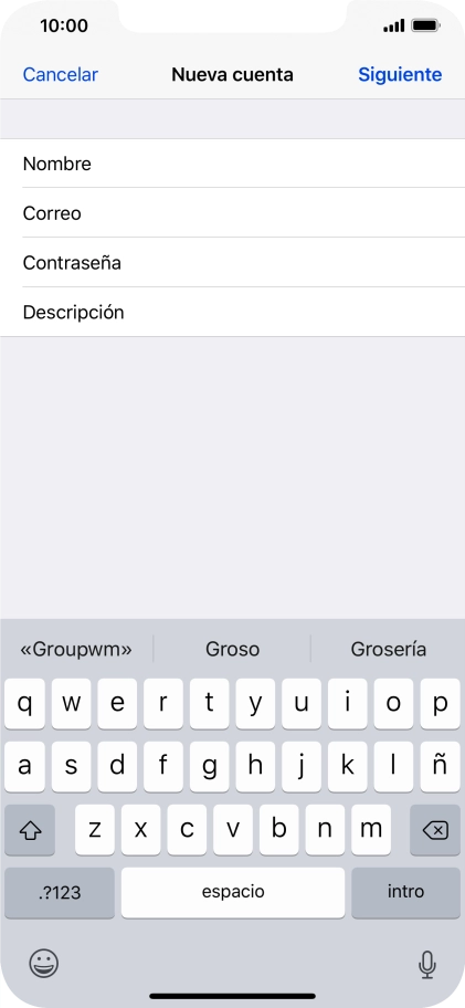 Pulsa Siguiente.