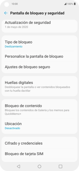 Pulsa Ubicación.