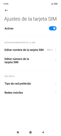Pulsa el indicador junto a 