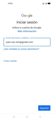 Pulsa Siguiente.